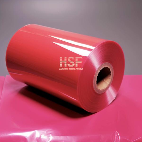 Quality 50uM Red Low Density Polyethylene Film Moisture Resistant For Packaging for sale