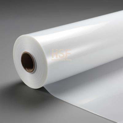 China 50 Micron Opaque White Mono Axially Oriented PE Film Weather Resistant for sale
