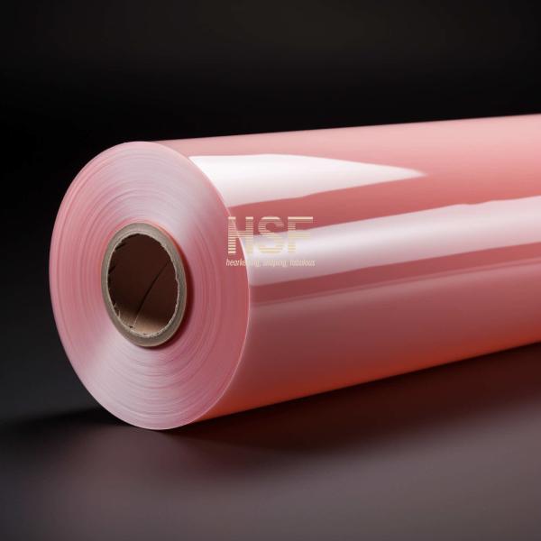 Quality 40uM Red Opaque Monoaxially Oriented PE Film For Tinting Windows for sale