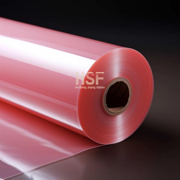 Quality 40uM Red Opaque Monoaxially Oriented PE Film For Tinting Windows for sale