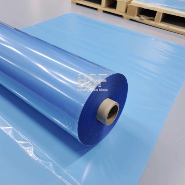 Quality 30 Micron Blue Mono Axially Oriented Polyethylene Film For Lamination Purposes for sale