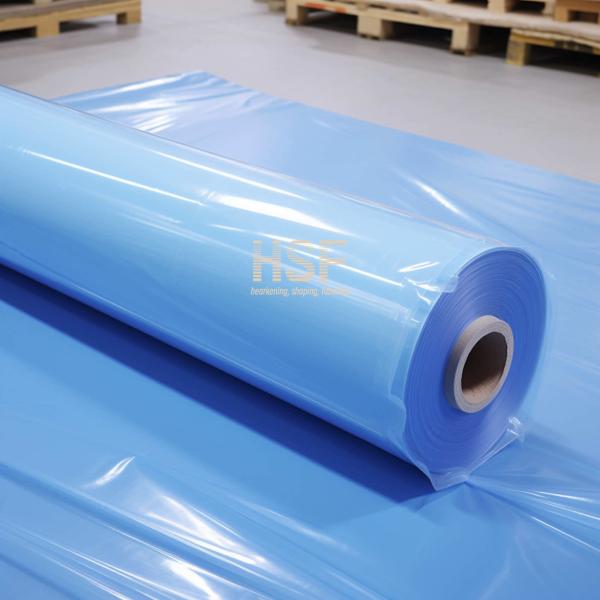 Quality SGS Blue Monoaxially Oriented Polyethylene Film Plastic Poly Sheeting Roll for sale