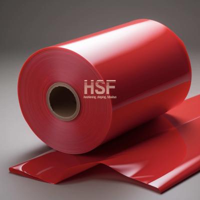 Chine Emballage de soins personnels en film de PP de 80 microns rouge translucide à vendre