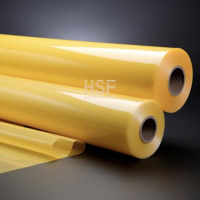 China Película de laminación de CPP amarilla translúcida 40 uM para envases de papelería en venta