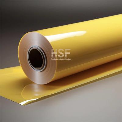 Chine 60 microns jaune CPP film de polypropylène coulé résistant à l'abrasion à vendre