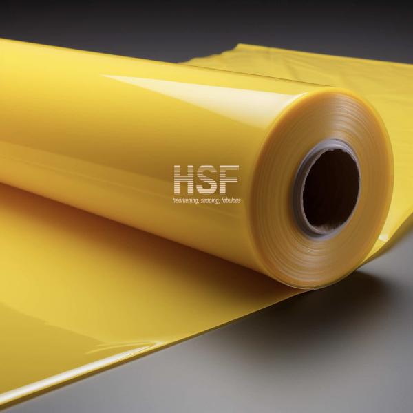 Quality 60 Micron Yellow CPP Cast Polypropylene Film Abrasion Resistant for sale