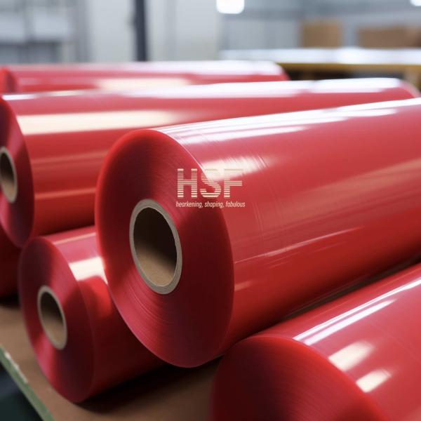 Quality Translucent Red MOPP Film Polypropylene Film Roll For Lamination for sale