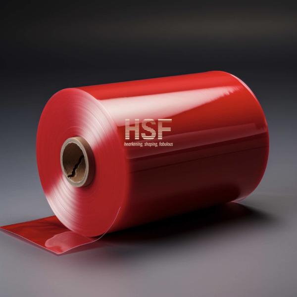 Quality 85 Microns Translucent Red MOPP Film For Festive Gift Wrapping for sale