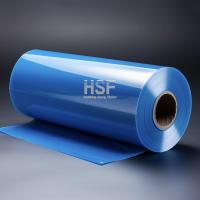 Quality 75 Micron Translucent Blue MOPP Film Roll Tear Resistant for sale