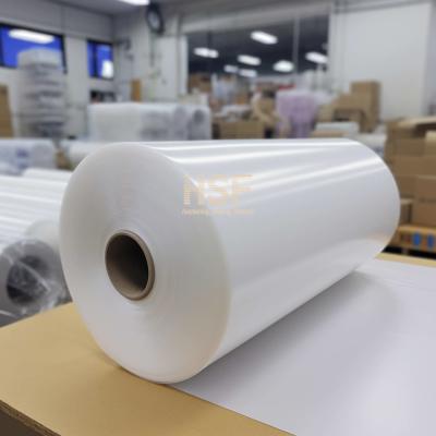 China 85 Microns White Mono Oriented Polypropylene Film For Tapes Labels (Fila de polipropileno monoorientado branco para fitas) à venda