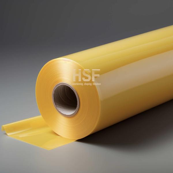 Quality 80 Micron Yellow CPP Silicone Coated Release Film For Label for sale