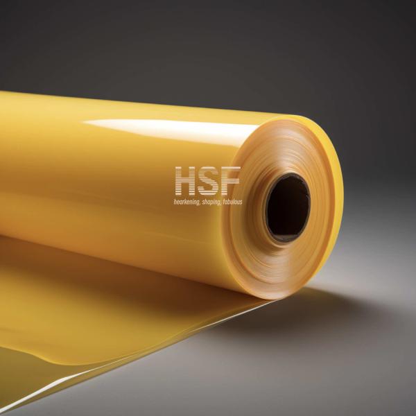 Quality 80 Micron Yellow CPP Silicone Coated Release Film For Label for sale