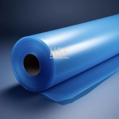 China Película de liberación de silicona azul de 40 μM Cpp de polipropileno fundido en venta