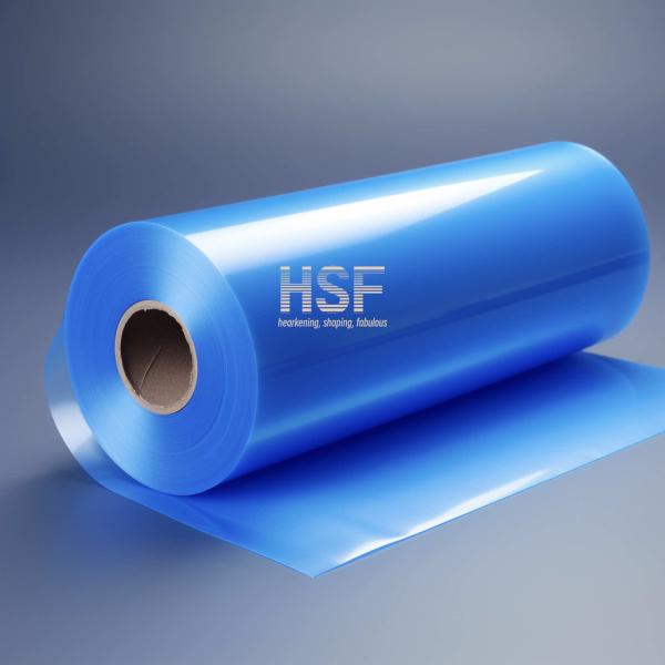 Quality SGS HSF Opaque Blue CPP Silicone Coated Pet Release Film for sale