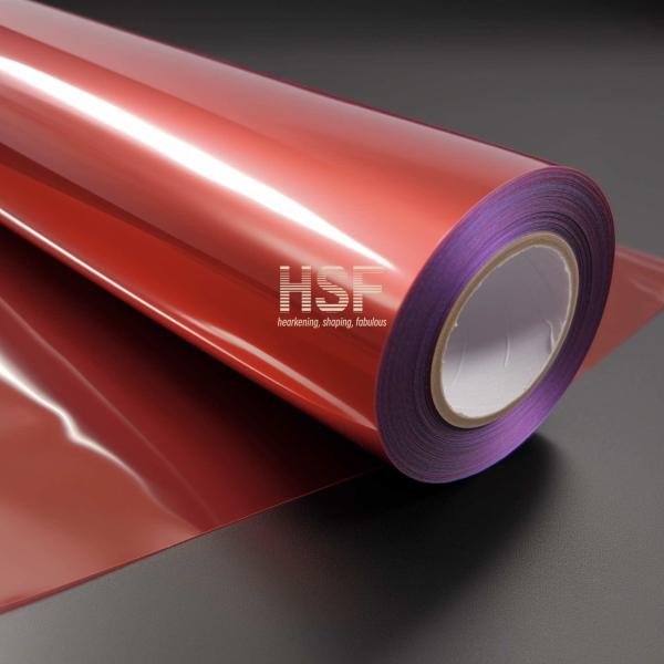 Quality Translucent Red Silicone Release Films MOPP Films 1300mm For Gift Wrapping for sale