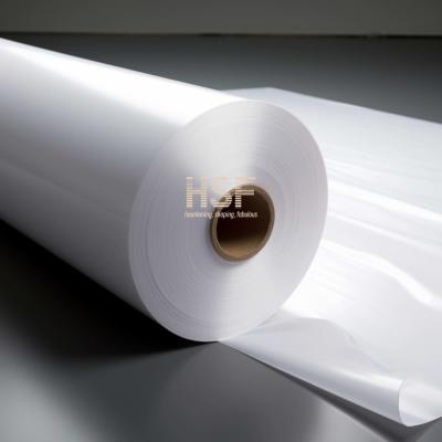 China 120 uM Película de liberación de silicona de PE blanco opaco Ancho 2000 mm en venta