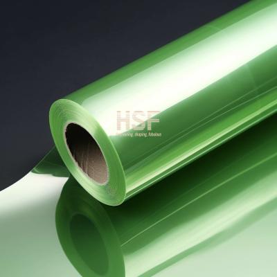 Cina 36 micron pellicole di rilascio con rivestimento in silicone a un lato in PET verde chiaro in vendita