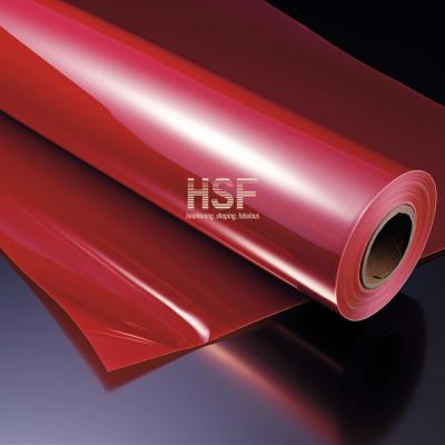 China Película de estiramiento antiestático de polietileno tereftalatado rojo translúcido de 23um en venta