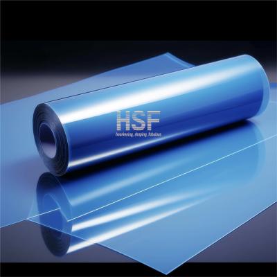 China 36um Blue PET Anti Static Protective Film Medical Device Packaging for sale