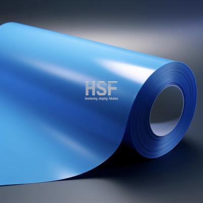 China 50 μM Blue Monoaxially Oriented Polyethylene Film For Packaging Agriculture Construction Medical Etc. for sale