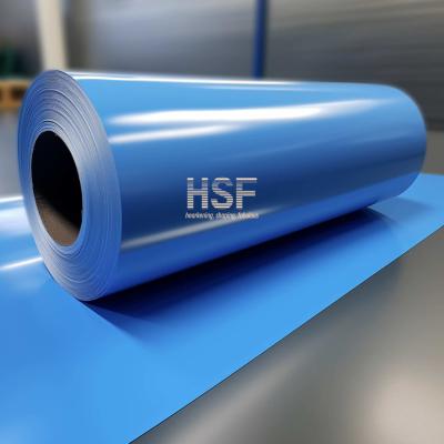 China Película de polipropileno fundido azul de 80 μm para embalagens industriais de alimentos, latas médicas à venda