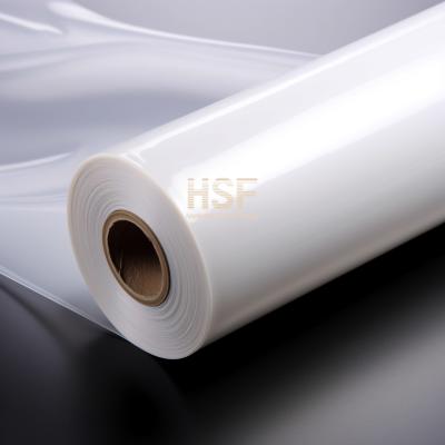 China 30 μm transparente weiße monoaxiale Polyethylenfolie für Verpackungen, Landwirtschaft, Bauwesen, Medizin usw. zu verkaufen