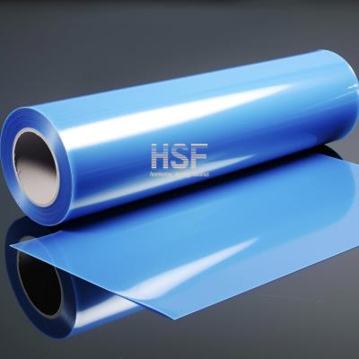China Película de liberación de PET recubierta de silicona azul claro de 36um para recubrimiento interior de automóviles en venta