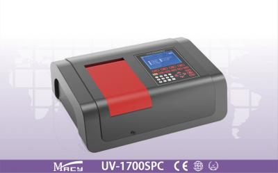 China 6 inch LCD Display Dual Beam Spectrophotometer , Benzene Spectrophotometer Amaranth for sale
