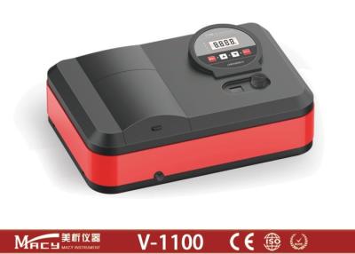 China Digital Display Visible Light Spectrophotometer Single Chip Microcompurter Control for sale