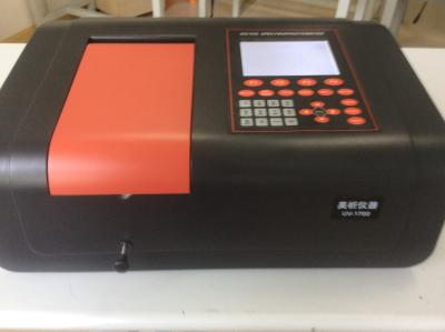 China espectrofotómetro infrarrojo del espectrofotómetro de la longitud de onda 190-1100nm de la exhibición visible del LCD en venta