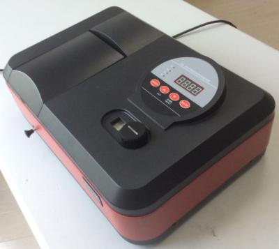 China 1000nm Visible Single Beam Uv Spectrophotometer for sale