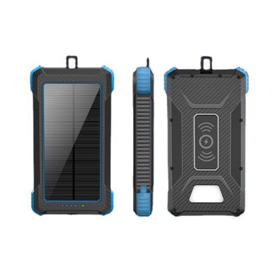 China Wireless 20000mah Solar Power Items Grade A Portable Power Bank for sale