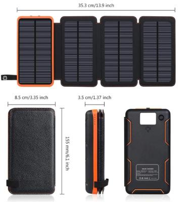 China Waterproof Solar Power Items 20000mAh 5V 2A Outdoor Solar Power Bank for sale