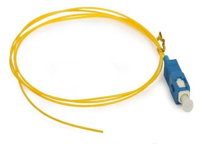 China Palavra simples amarela 0,9 do cabo de fibra ótica G652D da trança da manutenção programada/2.0mm LSZH para sistemas de CATV à venda