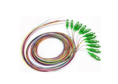 China Durable 12 Core Fanout Pigtail Single - Mode Bunch Ribbon Fiber Optic Cable for sale