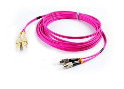 Chine Sc à plusieurs modes de fonctionnement optique de duplex de gigabit de corde de correction de fibre de diamètre de 3.0mm - corde de correction de Sc à vendre