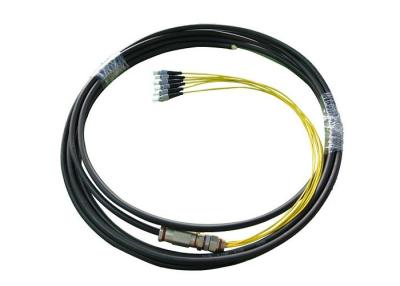 China 6 Core Optical Fiber Pigtail Waterproof Ribbon Optical Fiber Cable For Networks for sale
