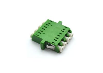 中国 電気通信ネットワークLC繊維のコネクターは、単一モードのフランジ カップリングのアダプターを四つ揃えにします 販売のため