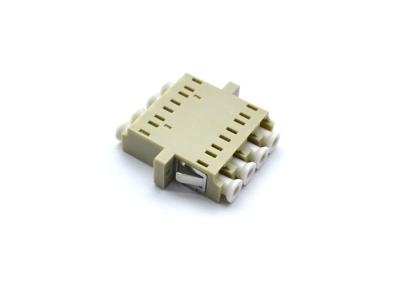 China 4 Core LC Quad Adapter For TFFH , Free Samples Beige Fiber Optic Connectors for sale