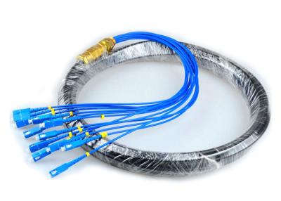 China CATV Network Optical Fiber Pigtail 12 Core Fiber Outdoor SC Pigtail Waterproof for sale