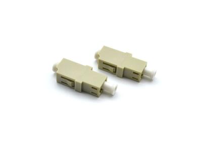 China No - Ear LC Fiber Optic Adapter MM SX Simplex Grey Ceramic Sleeve For FTTH for sale