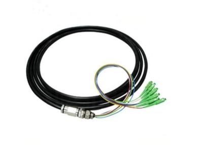 China 6 Core SC / APC Fiber Optical Pigtail Waterproof , Outdoor SM 9 / 125 G652D Fiber Cable for sale