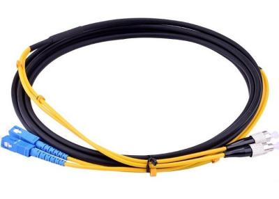 Chine Sc blindé - corde de correction de FC, pullover optique duplex de fibre de SM imperméable/Sunblock à vendre