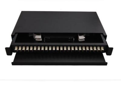 China CATV 72 Port Fiber Optic Patch Panel 24 Core SC MM Adapter ODF Low Excess Loss for sale