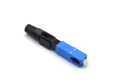 China 2 X 3 mm Cables Field Assembly Connector , SM / MM LC Fiber Optic Connector for sale
