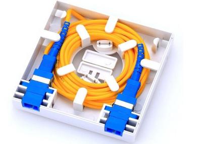 Cina Recinzione a fibra ottica dell'interno del supporto della parete della fibra del centro del porto 2 della scatola di distribuzione mini 2 in vendita