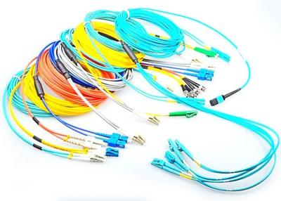 China OM3 OM4 Fiber Optic Patch Cord Stability Length Customized With LC Connector for sale