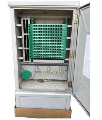China SMC Material Optical Fiber Distribution Cabinet , 144 Core Fiber Wall Mount Enclosure for sale