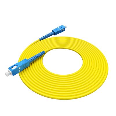 China 5.0mm SC APC To SC APC GJYXFJH Single Mode Patch Cord For FTTx Networks for sale