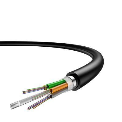 China FTTH Outdoor Fiber Optical Cable Duct Or Loose Tube Non Armored for sale